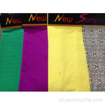 Tecido de malha jacquard de algodão colorido para mulheres